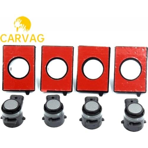 4 PCS Parking Sensors with Sealing Holders For Golf 5 6 7 MK7 Jetta 5 6 Passat CC 5Q0919275B 5Q0 919 275 B 34D 919 275 A