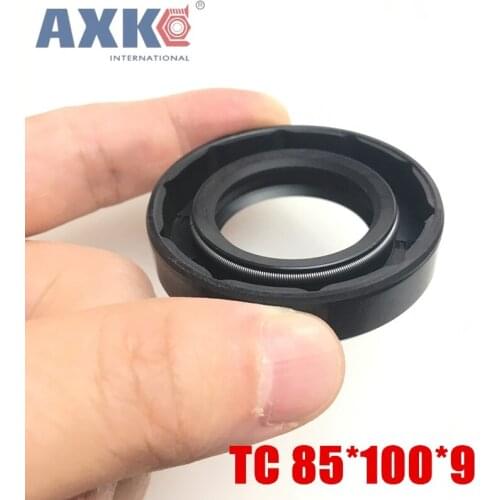 4pcs/NBR Shaft Oil grease Seal TC-85*100*9 Rubber Covered Double Lip With Garter Spring/Gasket of motorcycle part