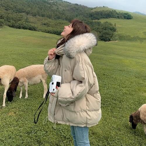 AUSO Women's Parkas With Fur