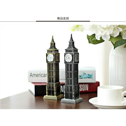 A large British tourist souvenirs London landmark Big Ben classic decoration model alloy core