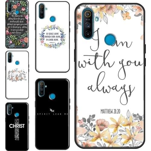 Bible Verse Jesus Christ Christian Case For OPPO Realme GT Neo Q3 6 7 8 Pro C3 C11 C15 C21 OnePlus 9 Pro 8 Pro 9R 7T 8T Cover