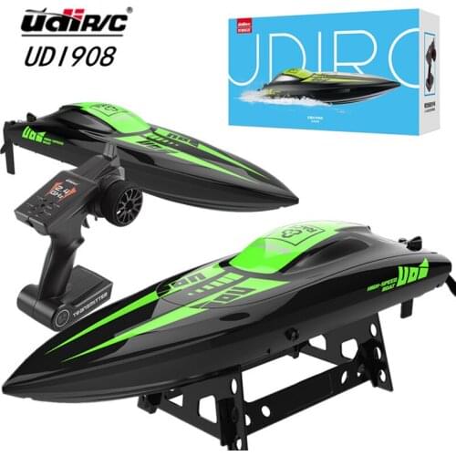 UdiR/C UDI908 RC Ship 2.4G 40km/h Brushless High Speed Double-Layer Waterproof with Water Cooling System Toy Gift VS FT012 FT011