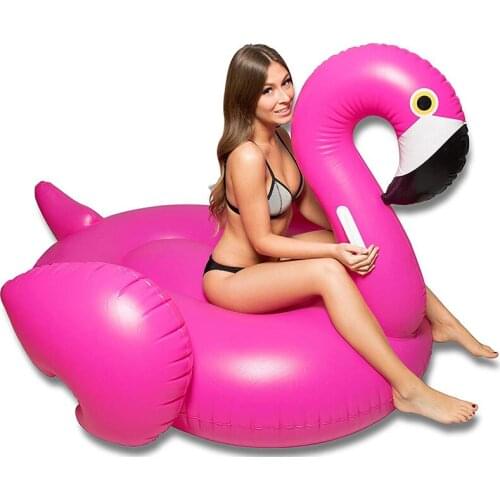 Best Summer Pool Float Giant Inflatable Flamingo Swimming Pool Mattress Swim Raft Floatie Lounger For Adult And Children