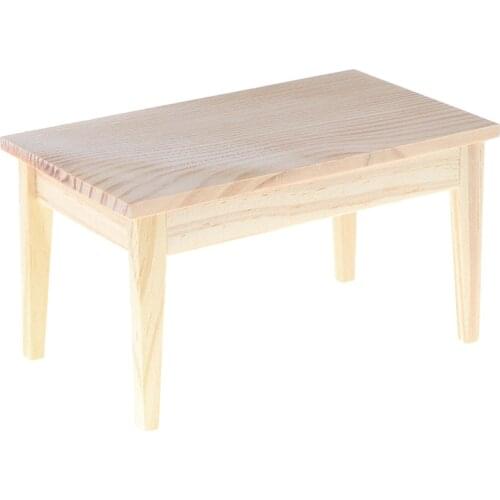 1/12 Mini Dining Table Furniture Model Toys For Doll House Decoration 1/12 Dollhouse Miniature Accessories