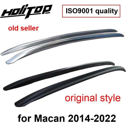 OE model roof rail bar roof rack for Porsche Macan 20014-2022,silver or black,ISO9001 quality,from HOLITOP, reliable old seller