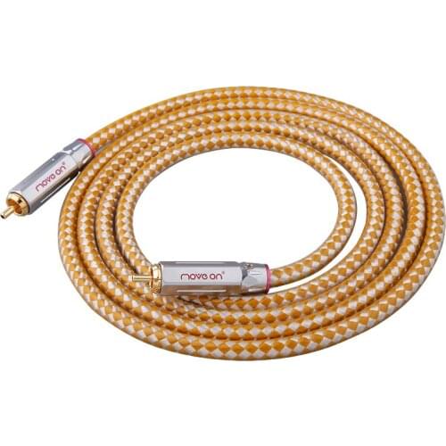 Move on M400 four core 6N single crystal copper professional subwoofer Signal Cable RCA lotus audio cable