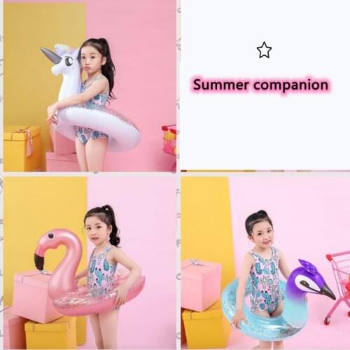 2021 New Inflatable Children Swimming Ring Baby Summer Beach Party Swimming Pool Toy Floating Seat Accessories