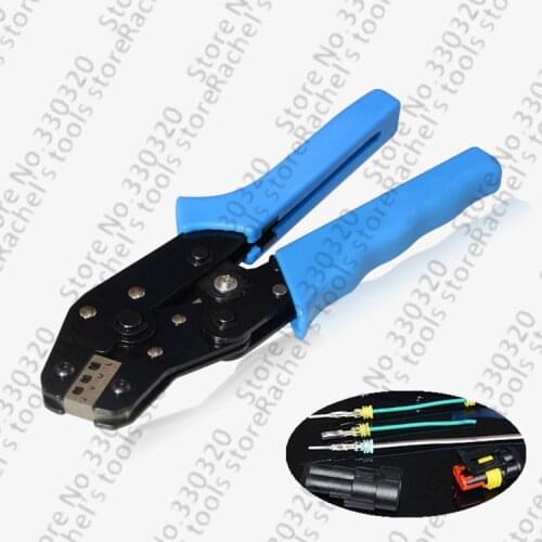 Terminal crimping tool for Waterproof Electrical Wire Connector Sealed terminals Ratchet Crimping Pliers 0.5-1.5mm2