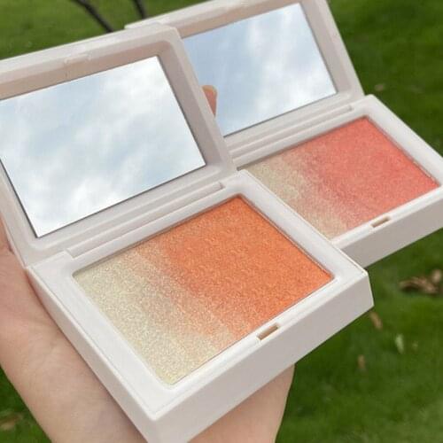 Face Blush Palette Mineral Blush Powder Natural Pink Cheek Waterproof Long Lasting Gradient Color Blushes