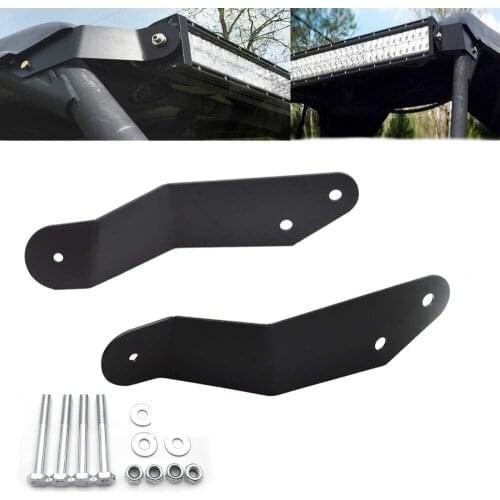 Front Upper Windshield 42 Inch LED Light Bar Mounting Bracket for UTV 2014-2021 Can-Am Maverick XRS Commander 1000 800