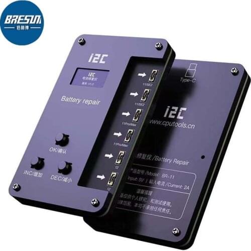 I2c BR-11 Battery Data Repairer Apple 11 Calibration Plug-in Cable Efficiency Reset Battery Capacity Modification