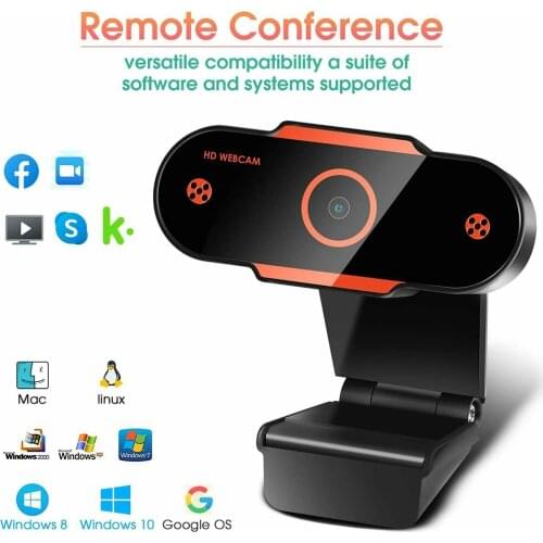 Webcam 1080P Full Hd Usb Web Camera 1080I Full Hd Usb Webcam Pc Desktop & Laptop Web Camera Microphone/fhd 2K Live