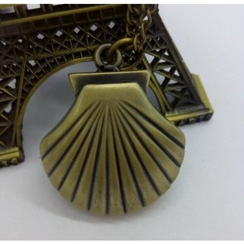 10pcs/lot Vintage antique Bronze shell Quartz necklace pocket watches with chain long 80cm cartoon children gift