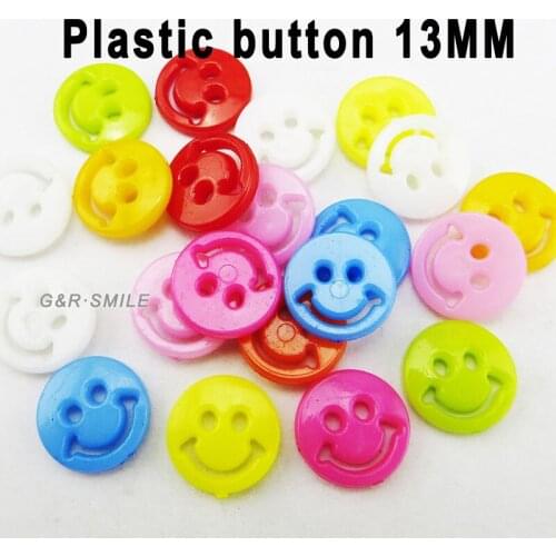 100PCS Dyed Plastic Face Buttons Fit Coat Boots Sewing Clothes Accessory Cartoon Garment Button P-999