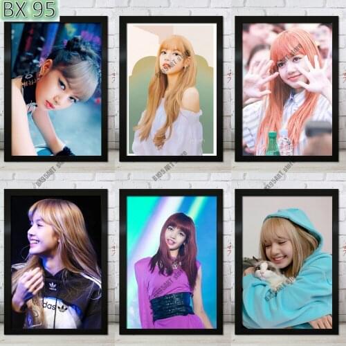 5D DIY Diamond Painting Korean Singer LISA Cross Stitch Kits Mosaic Diamond Embroidery Full Square Drill Home Decoration Gift