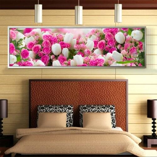 Home decoration accessories 5d diamond painting Diamond embroidery diamond mosaic Rose Bedroom decorations Crafts Gifts Full