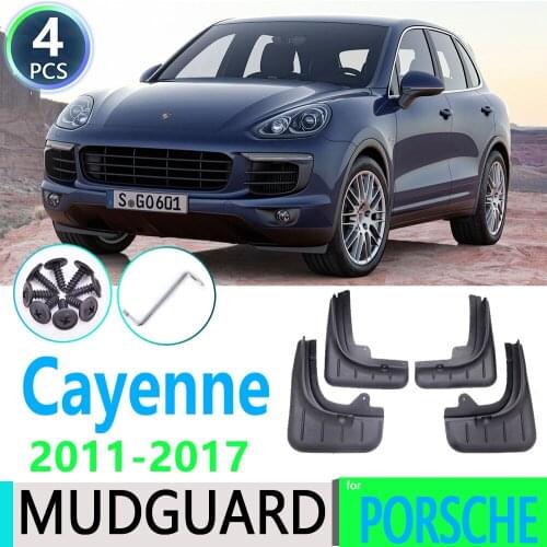 For Porsche Cayenne 92A 2011~2017 2012 2013 2014 2015 2016 Car Fender Mudguard Mud Flaps Guard Splash Flap Car Accessories