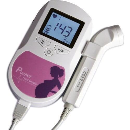 Fetal doppler / 3mhz LCD backlight approved gel blue and pink