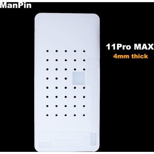 No Bend Flex Cable Rubber Pad LCD Screen Panel Glass Seperateing Mat For iPhone 11Pro Max XS X XR Glue Adhesive Remove 4mm Thick