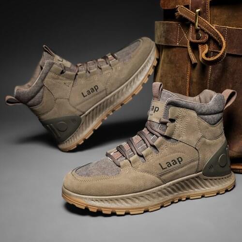 HAIZHONGXU Men's Work Shoes