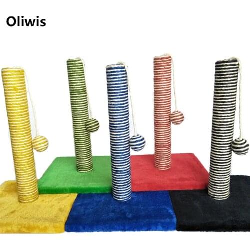 Cat Scratching Tree Play Condo Animal Fun Scratching Post Climbing Tree Toy Activity Protecting Furniture Pet House Multicolor