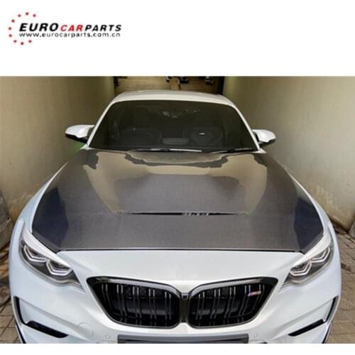 GTS carbon fiber hood fit for M2 F87 to GTS style double side carbon fiber Bonnet