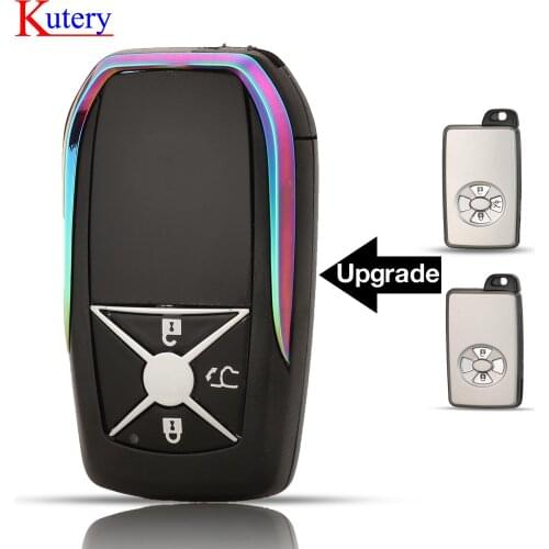 Kutery Smart Remote Control Car Key Shell Case 2/3Button for Toyota Avalon Carmry Crown Corolla fielder axiom ractis Yaris