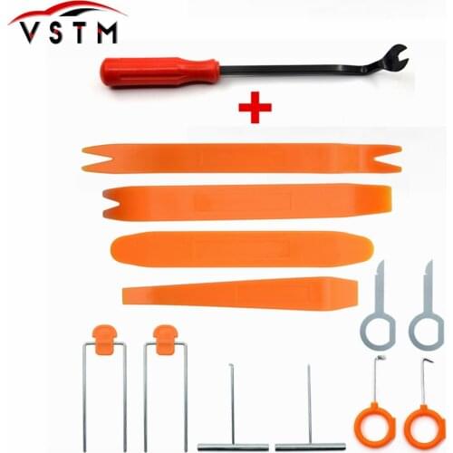 Auto Car Repair Disassembled 12pcs/Set for Audio Removal Installtion Pry Tools Car Radio Door Clip Panel Trim Dash