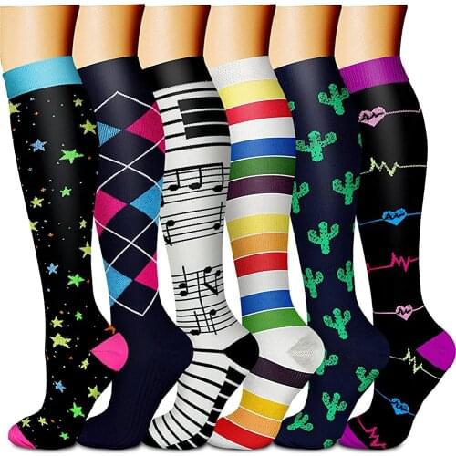 Compression Socks Medical Women Thin Running Sports Socks 30 Mmhg Unisex Running Cycling Varicose Veins Compression Stockings