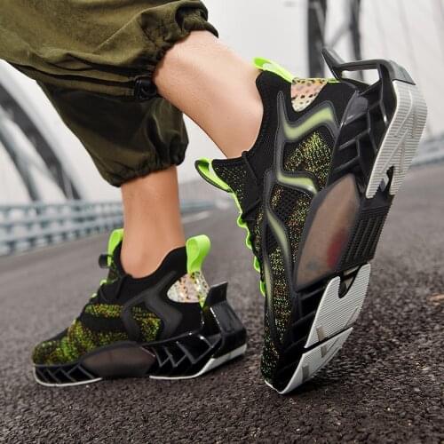 Summer New Blade Running Shoes For Men Breathable Sneaker Trendy Outdoor Wear-resistant Training Jogging Shoes Zapatillas Hombre