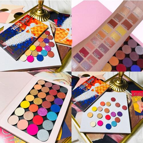 28PCS/SET Eyeshadow Palette DIY Empty Magnet Palette Shimmer Matte Glitter Eyeshadow Pallete Pigment Makeup Palette Cosmetic