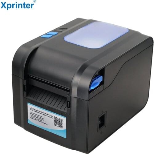 Xprinter 370B Thermal Printers With Automatic Stripping High Speed 152mm/s Two-in-One Receipt Sticker Barcode Label Printer