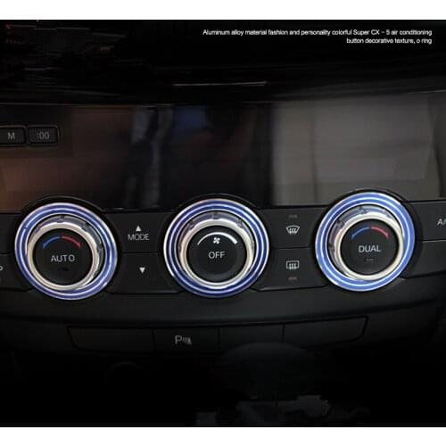 Aluminium Alloy Air Conditioner Button Frame For Mazda Atenza CX-5 2015 Z2EA776