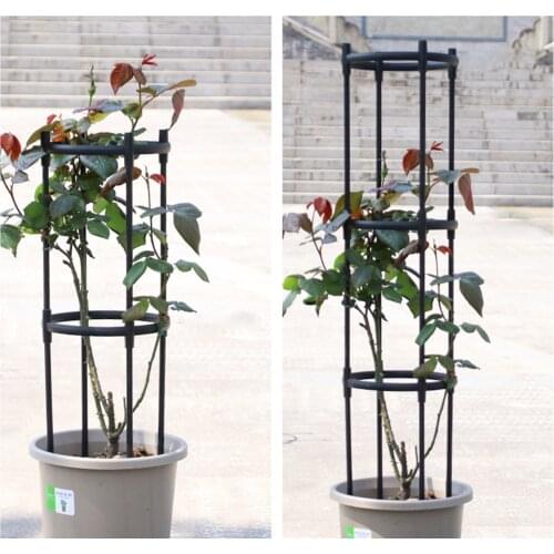 Garden Obelisk Trellis for Climbing Plants Wrought Iron Metal Trellis Flower Support for Climbing Vines Rose and Plants Garden
