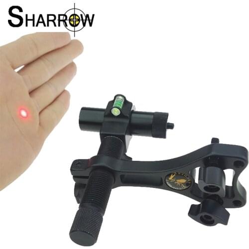 1pc Archery Laser Sight Adjustable Metal Easy to Disassemble and Assemble Compound Bow And Arrow Hunting Shooting Accessories