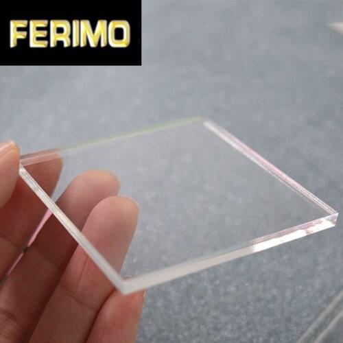 10mm Thickness Acrylic Square Transparent Board Plate Clay Acrylic Plexiglass Perspex Sheet Acrylic Plastic For Woodworking