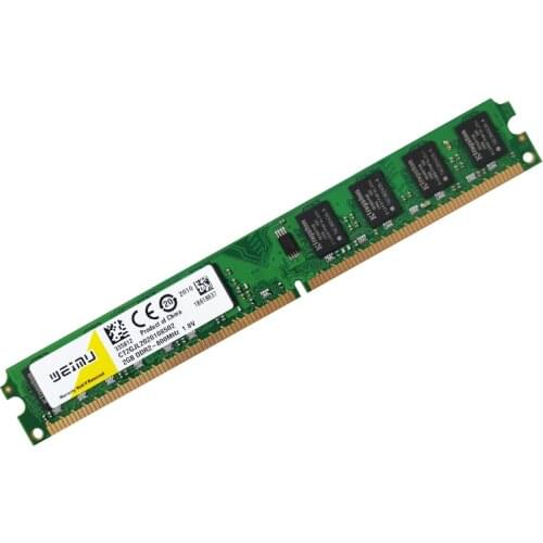 DDR2 2GB 800MHz 667MHz Desktop Memory PC2 6400U 5300U 240Pins 1.8V Non ECC Unbuffered For Intel and AMD Compatible UDIMM RAM