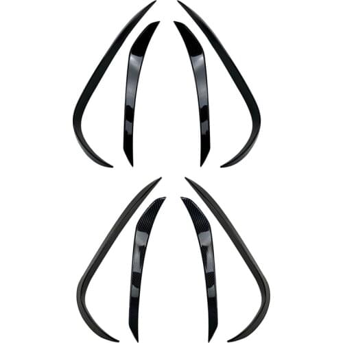 4Pcs Front Fog Lamp Grille Lip Splitters Bumper Spoiler Sticker for Mercedes-Benz GLB X247 GLB180 GLB200