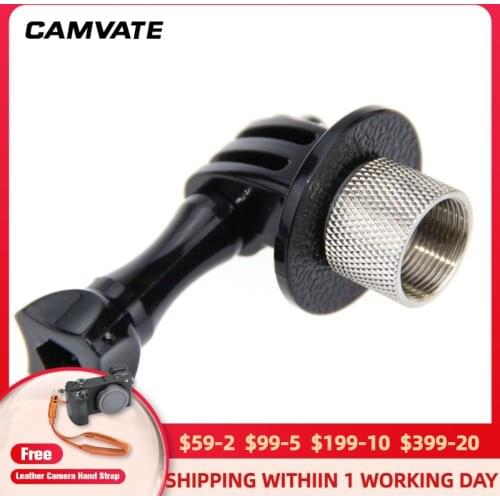 CAMVATE Tripod Monopod Mount Adapter with 5/8"-27 Female Thread for GoPro HD HERO 1 2 3 4 C1253