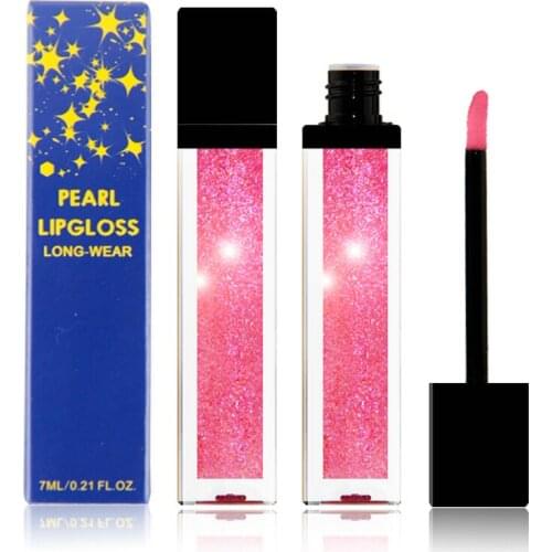 Glitter Lip Gloss Easy To Color Long Lasting Cosmetics Private Label Wholesale