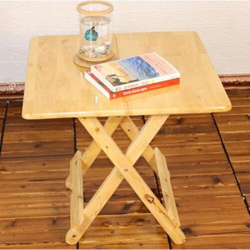 Household Simple Solid Wood, Non-bamboo, Cedar Folding Tables, Floor Stalls, Portable Tables, Chairs, Dining Halls, Outdoor Tabl
