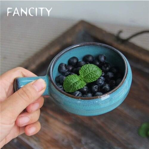 FANCITY Creative American style stoneware with a small dish, seasoning dish, sauce dish, small bowl for household use
