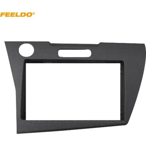 FEELDO Auto 2Din Fascia Frame Radio Panel for Honda CRZ CR-Z (RHD) Dash Fitting Kit Installation Plate Bezel #4953