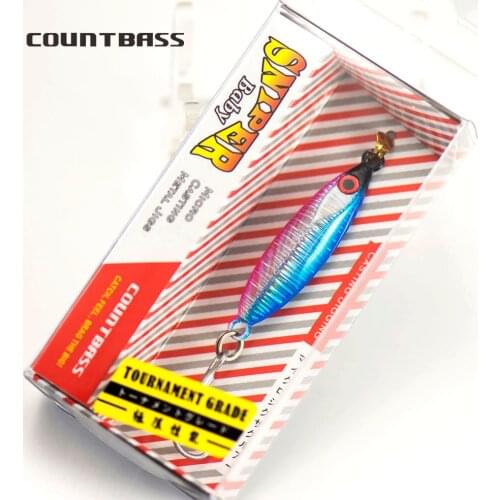 5g 8g 12g Countbass Casting Jigs with Treble Hook, Shore Micro Jigging Fishing Lure Bait, Mini Metal Lead Jigs, Sea Bass Game