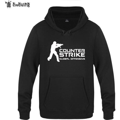 Mens Hoodies Game Counter Strike CSGO Print Hoodie Men Fleece Long Sleeve Mans Sweatshirt Pullover Tracksuit Moleton Masculino