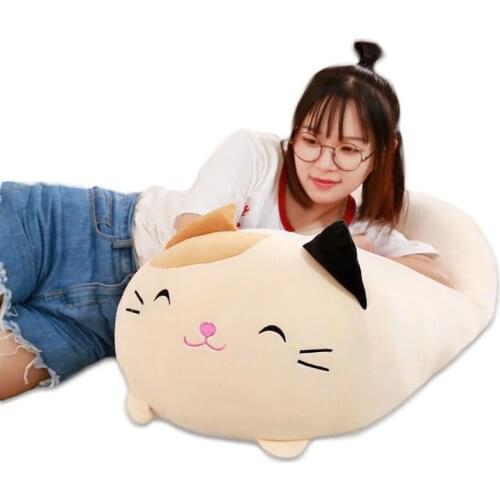 Soft Animal Cartoon Pillow Cushion Cute Fat Dog Cat Totoro Penguin Pig Frog Plush Toy Stuffed Lovely Kids Birthyday Gift 30-90cm