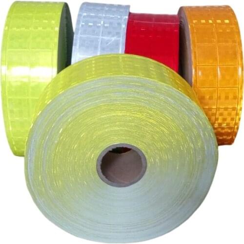 Night Reflective Flashing Warning Fluorescent PVC tape Reflective Safety Vest Strips