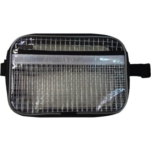 THINKTHENDO Anti-Static Cleanroom Clear Tool Bag Full Cover Pvc For Engineer Waist Bag Fanny Pack