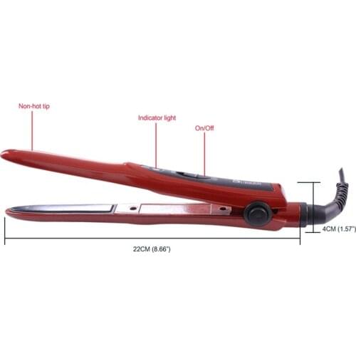 Surker Hair Straightener Hot Comb Straightener Beard Straightener Hair Curling Tongs Beauty Styling Tools Mini SZF001