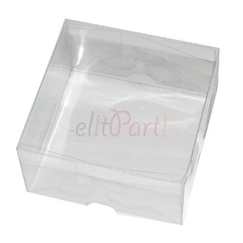 Transparent Soap And Scented Stone Box 10x10x5 (5 Pcs) 422940590